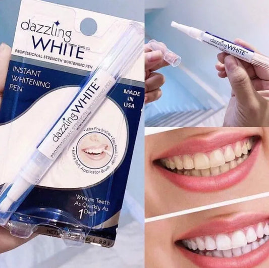 Dazzling White Instant Teeth Whitening Pen – Professional Fast-Acting Formula - MonoTronix