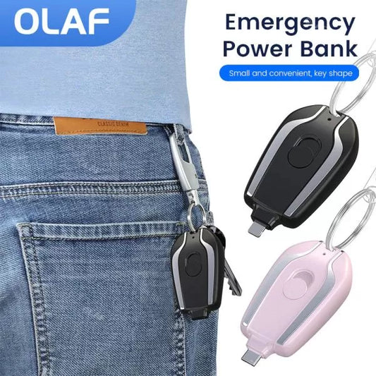 Mini Keychain Power Bank – Portable Emergency Charger