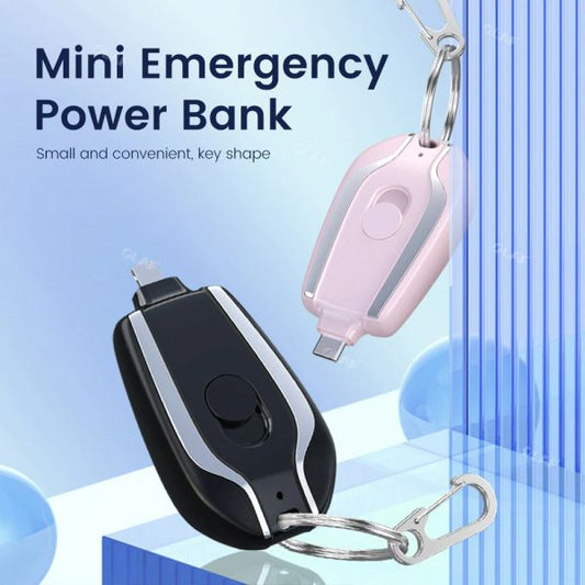 Mini Keychain Power Bank – Portable Emergency Charger