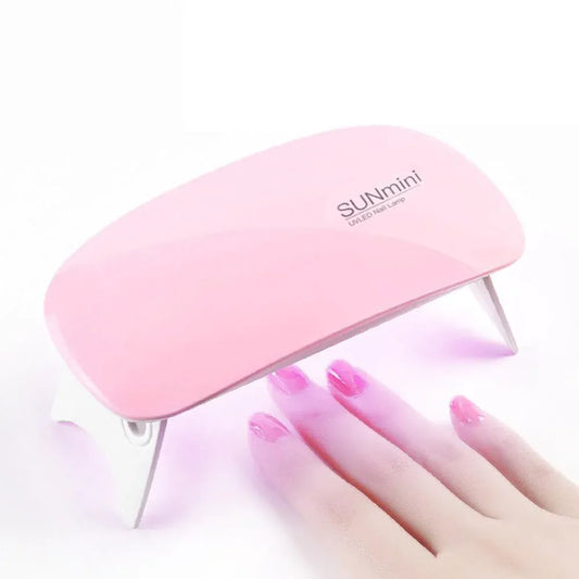 UV LED Nail Lamp 6W – Mini Nail Dryer Light with Timer | Premium Quality