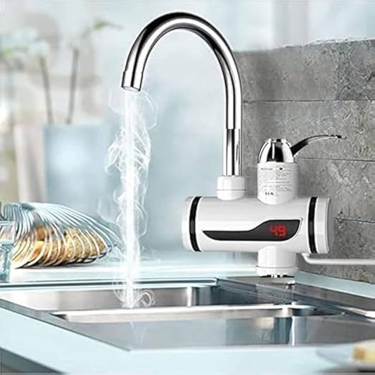 Electric Kitchen Instant Water Heater Tap – Fast Heating Tankless Hot Water Faucet