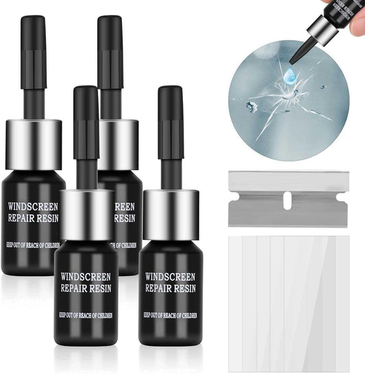 Glass Crack Nano Repair Fluid 3ML – Windshield Crack Repair Solution for Cars