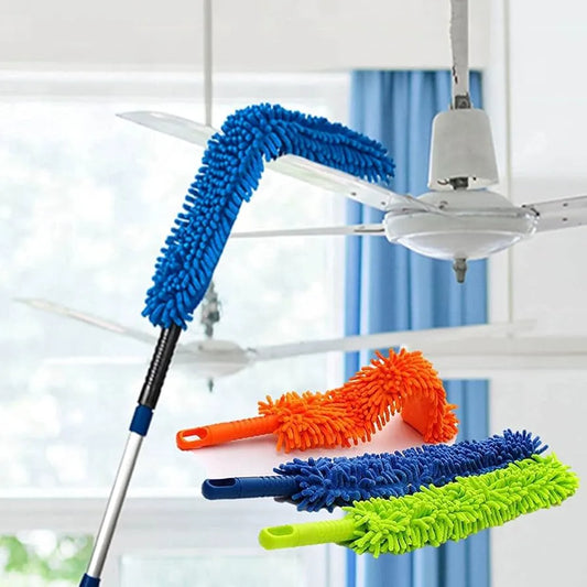 Multipurpose Ceiling Fan Duster – Flexible, Extendable Cleaning Brush - MonoTronix
