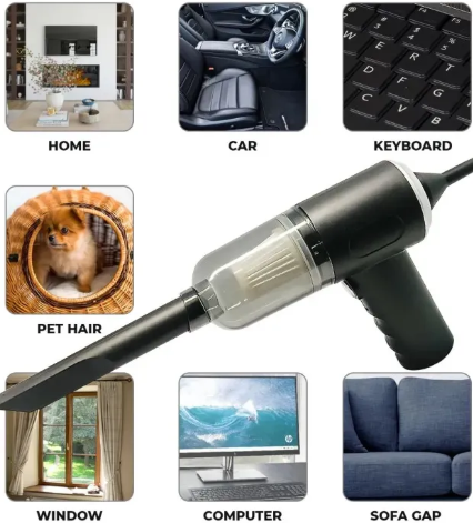 Powerful Rechargeable 3-in-1 Handheld Vacuum Cleaner – Dual Mode Wet & Dry