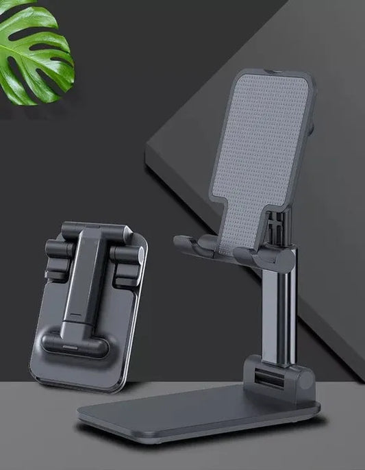 Foldable Adjustable Mobile & Tablet Stand – Flexible Desktop & Lazy Bracket Holder - MonoTronix