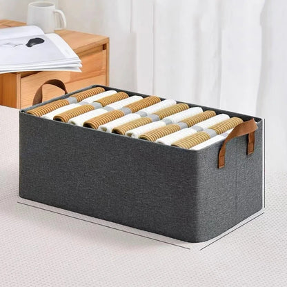 Foldable Wardrobe Clothes Organizer Storage Box – Space Saving Closet Organizer