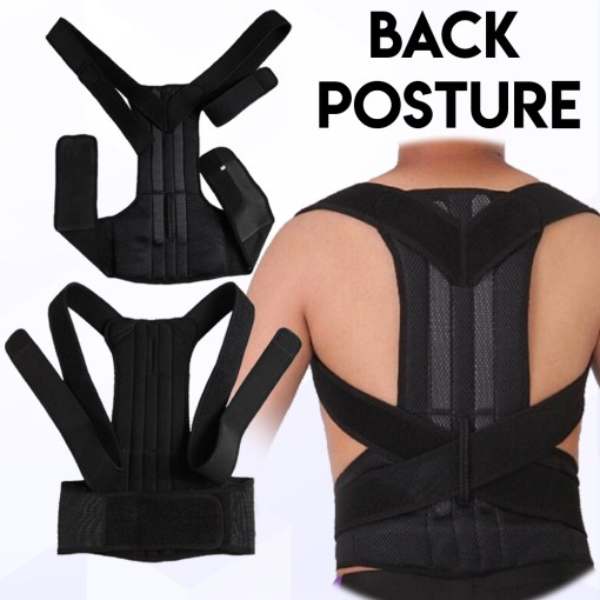Posture Corrector Belt – Adjustable Back Support for Shoulder & Spine Alignment
